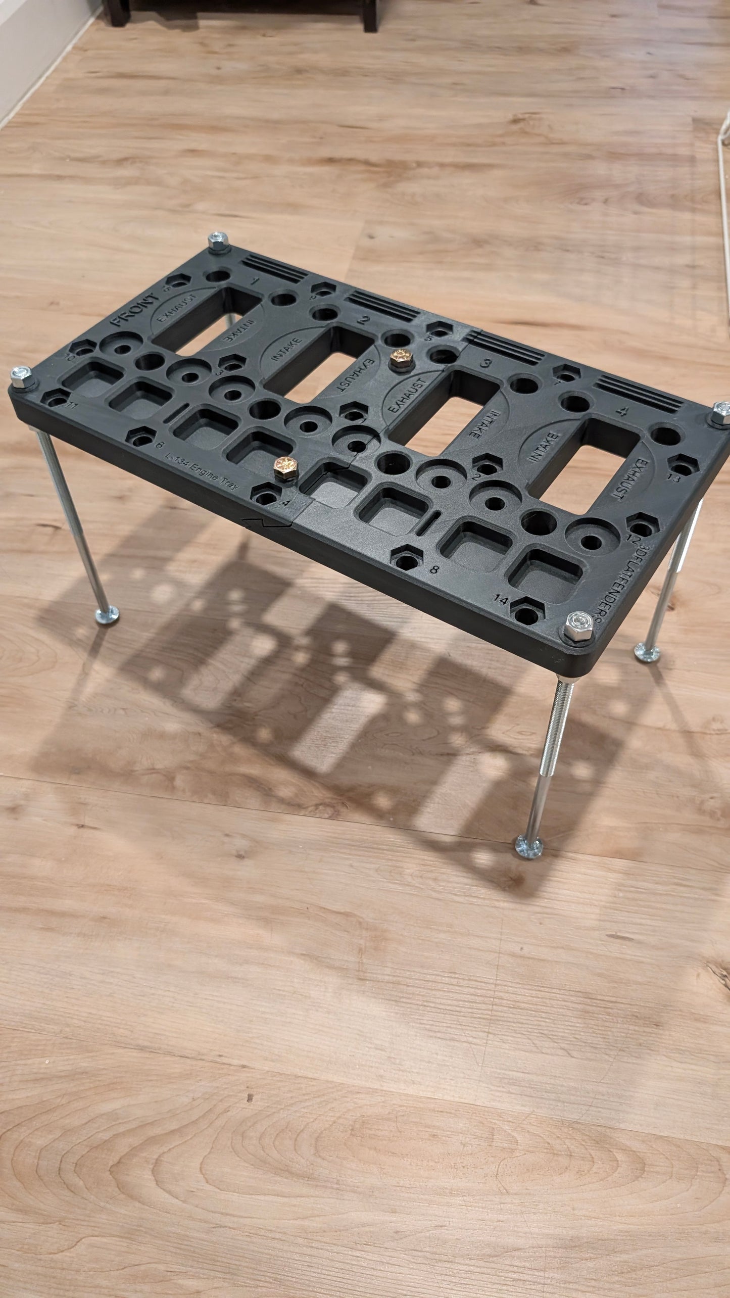 G503 WW2 L-134 Jeep Flathead Engine Disassembly & Valve Organization Tray (GPW / Willys MB + CJ2A, CJ3A)
